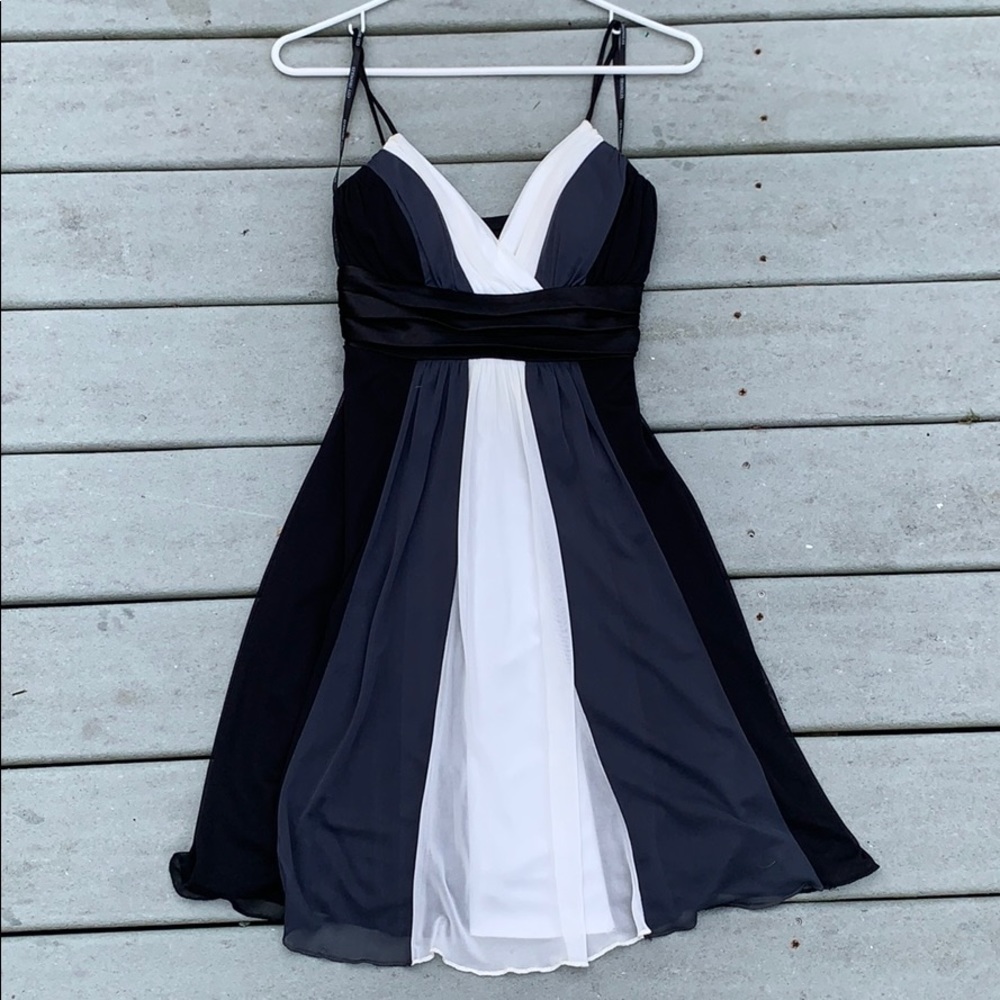 Black/ grey/ white Dress